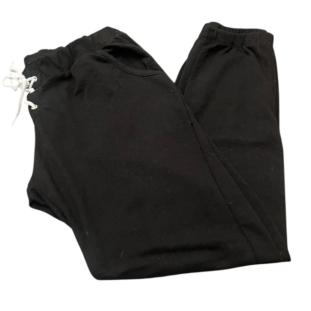 🍁🍂🍂BEBE Cozy Black Joggers. Size Medium.